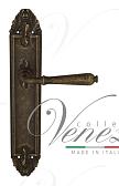 Дверная ручка Venezia на планке PL90 мод. Classic (ант. бронза) проходная