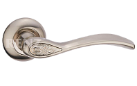 Дверная ручка RENZ мод. Флория (матовый никель) DH 17-08 SN