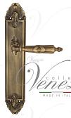 Дверная ручка Venezia на планке PL90 мод. Anneta (мат. бронза) проходная