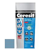 Затирка для узких швов Ceresit СЕ33 Comfort серо-голубая 2 кг