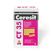 Штукатурка минеральная декоративная Ceresit CT 35 короед, 25 кг